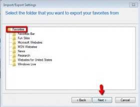 Internet-Explorer-Export-Favourites-Folders